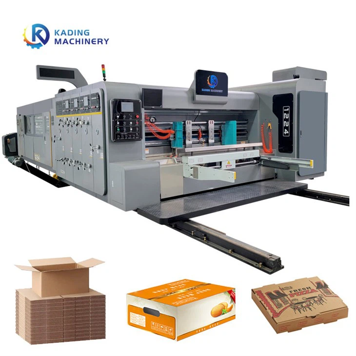 Повна комп'ютеризована керована глюдниця Flexo Polder для виробничої лінії коробки коробки