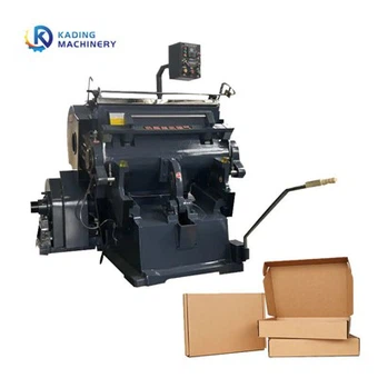 Гаряча фольга штампування напів автоматичної машини для різання коробки для різання